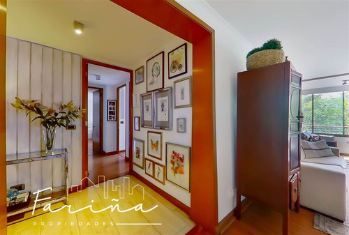 Excelente Departamento En Venta 4d + 3b, Las Condes