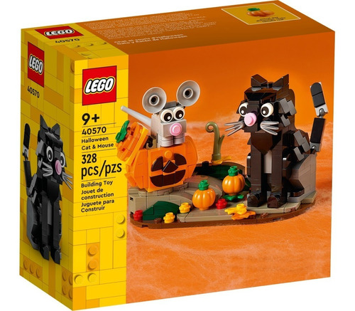 Lego Halloween Gato Y Ratón  Edicion Especial 40570 - 328 Pz