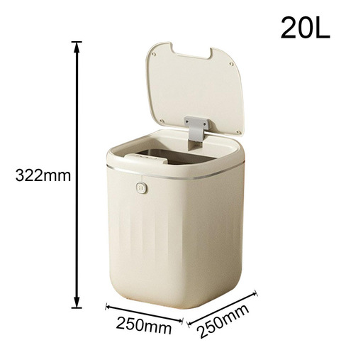 Cubo De Basura Inteligente Con Sensor De Movimiento Para