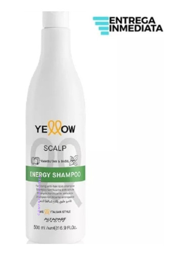 Shampoo Yellow Energy Anticaida - mL a $85