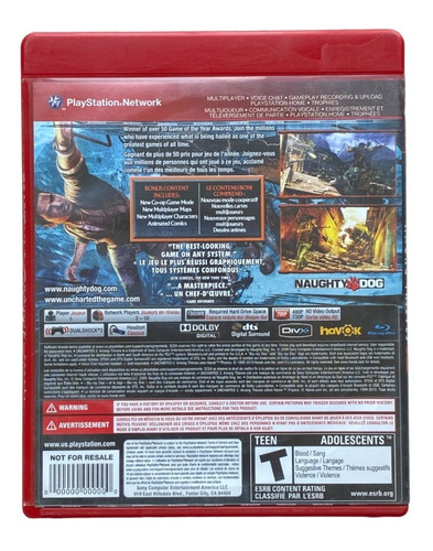 Uncharted 2: Among Thieves Game Of The Year Ed. - Físico Ps3