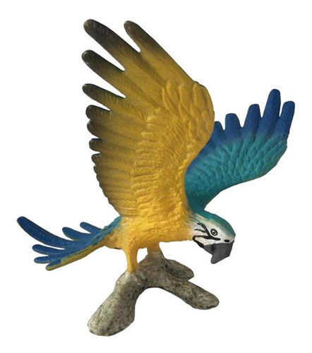 Estatuilla De Pájaros Decoración Del Hogar Guacamayo