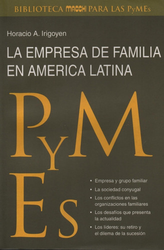 Pymes La Empresa De Familia En América Latina De Irigoyen