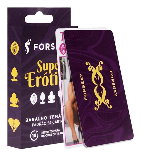 Baralho Temático Super Erótico 54 Cartas - For Sexy