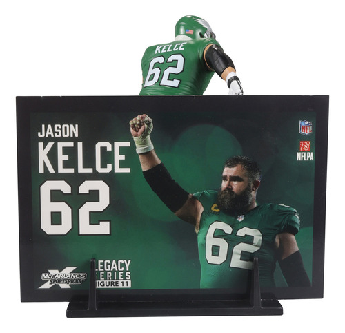 Figura Mcfarlane Legacy Nfl Eagles Jason Kelce F11
