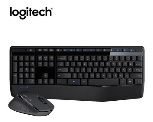 Combo Teclado Mouse Inalambrico Logitech Mk345 - Ergonomico 