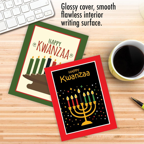 Juego De 20 Tarjetas De Notas Kwanzaa Surtidos De 4 X 5...