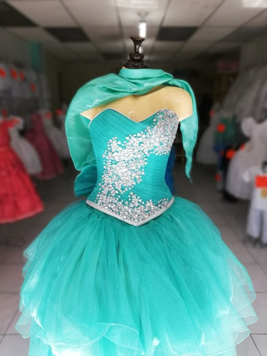 Vestido De Xv Años Color Verde Menta Azul Turquesa Vino | Envío gratis Vestido De Xv Años Color Verde Menta Azul Turquesa Vino | Envío gratis