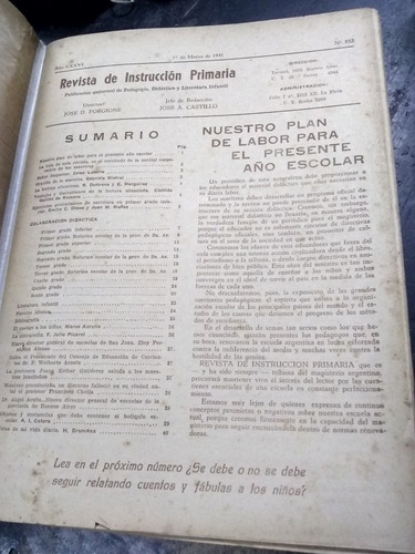 Revista De Instrucción Primaria. (1941/2). 