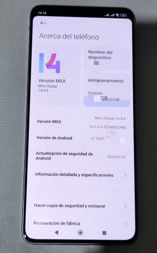 Xiaomi Redmi Note 13 Pro 5g Dual Sim 512 Gb Violeta 16 Gb Ram Liberado (Usado)