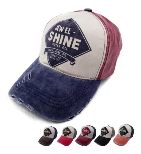 Gorras Vintage Retro Cap Gastada Jew El Shine