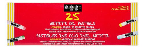 Sargent Art 22-2018 25 Unidades De Pasteles Al Oleo