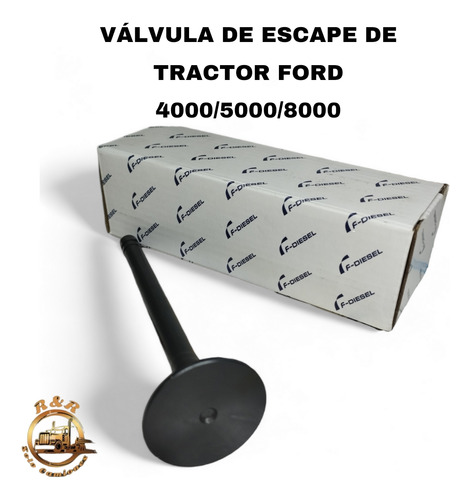 Válvula De Escape De Tractor Ford 4000/5000/8000