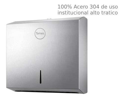 Dispensador Institucional En Acero 304 Para Toallas