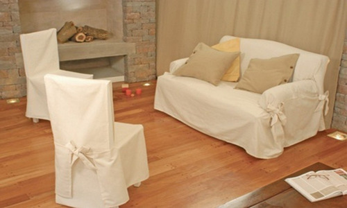 Imagen 3 de 3 de Funda Cubre Sillón De 3 Cuerpos Sw. Home Tela Madrás Oferta!