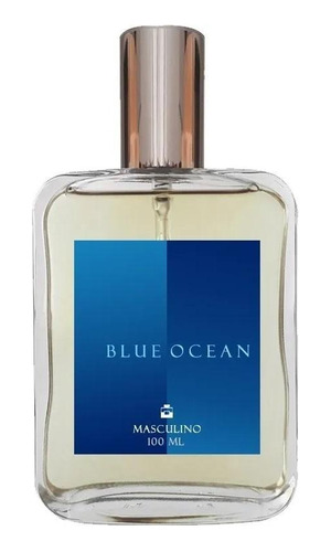 Perfume Blue Ocean 100ml - Masculino Aquático Refrescante Volume da unidade 100 mL