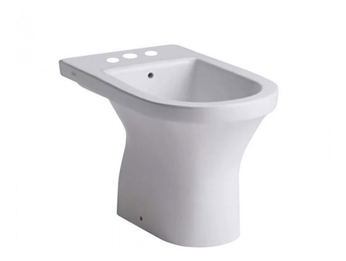 Imagen 2 de 10 de Bidet Ferrum Varese 3 Agujeros Loza Sanitaria Diseño Blanco
