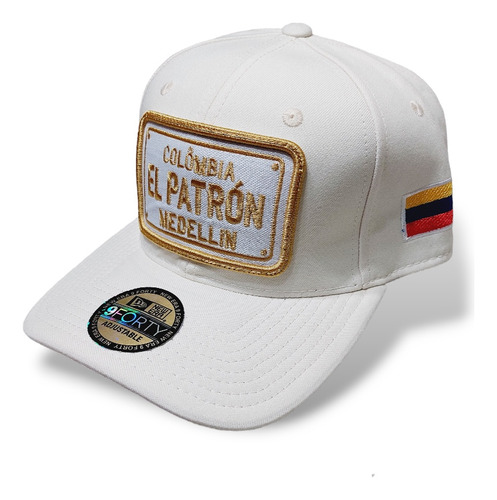 Gorra Curva Cerrada El Patrón Crema Topquality 