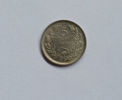 Moneda Chile De 5 Centavos 1921