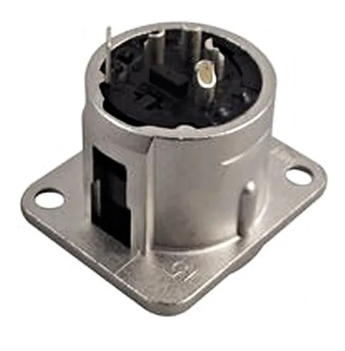 Neutrik Nc4md-l-1 Conector Ficha Canon Xlr4 Macho A Chasis