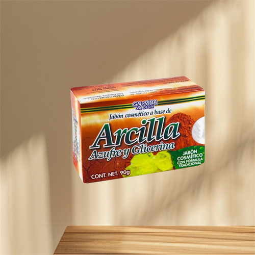 Gn+ Vida - Pack Con 2 Piezas Jabon Corporal De Arcilla