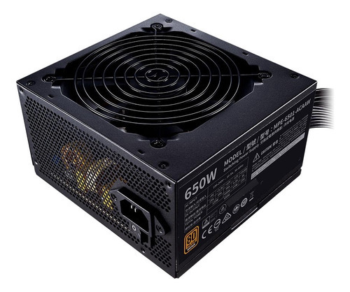 Fuente PC activa Cooler Master Mwe 650 w 80 Plus Bronze V2