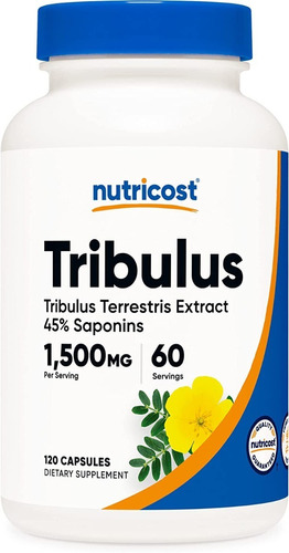 Nutricost Tribulus Terrestris Extract 120 Capsules Sabor Sin Sabor