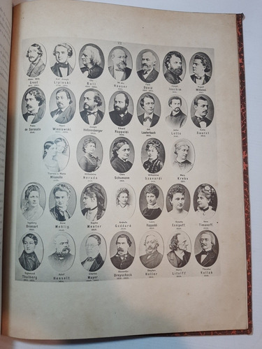 Imagen 8 de 10 de Antiguo Libro Celebridades Musicales Biografías 1886 Ro 1105