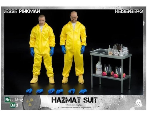 Threezero Breaking Bad Walter White E Jesse Pinkman Hazmat