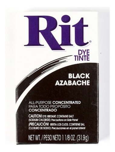 Rit Dye Tinte Polvo 1-1 8 Onza Negro 10