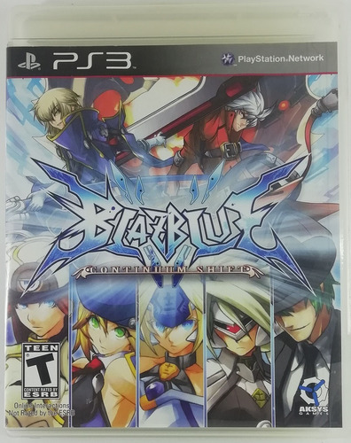Ps3 Blazblue Continuum Shift $449 Disco Used Mikegamesmx