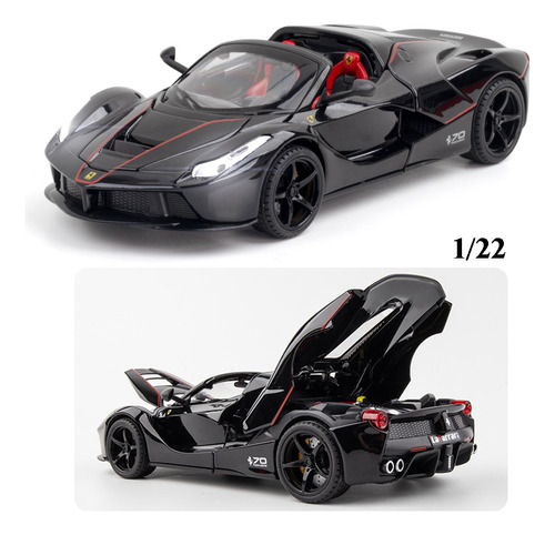 Ferrari Laferrari Roadster Miniatura Metal Con Luz Y Sonido