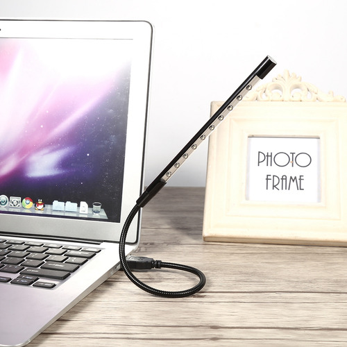 Linterna De Lectura Led Mini Usb Flexible Para Computadora P