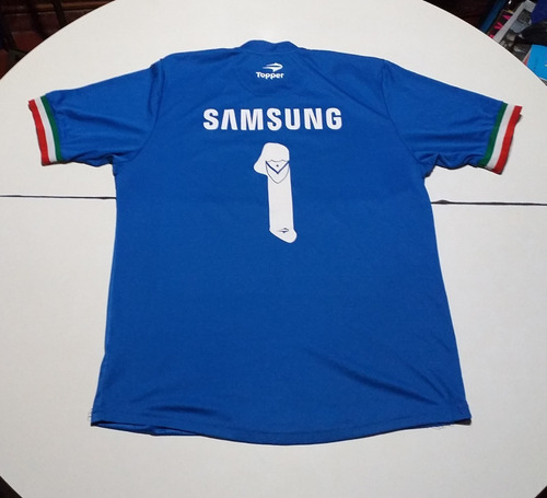 Imagen 2 de 2 de Camiseta De Vélez De Voley Topper Azul #1, Talle Xl