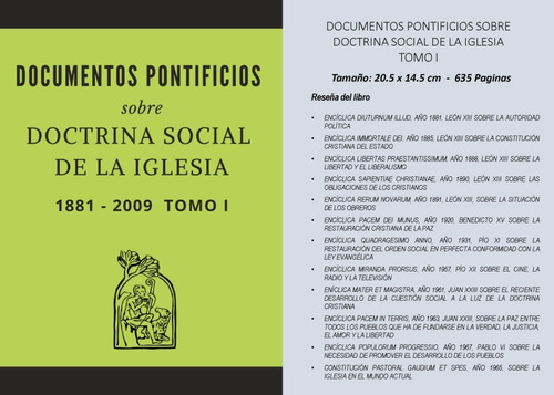 Documentos Pontificios T°1