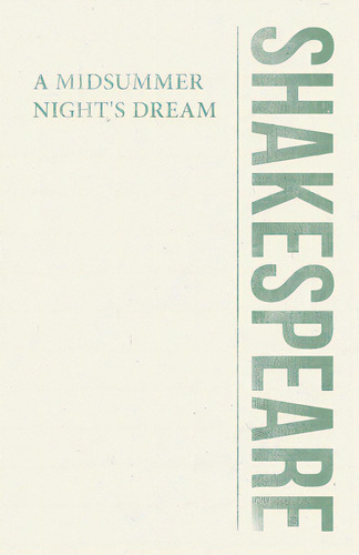 A Midsummer Night's Dream, De Shakespeare, William. Editorial Classic Books Lib, Tapa Blanda En Inglés
