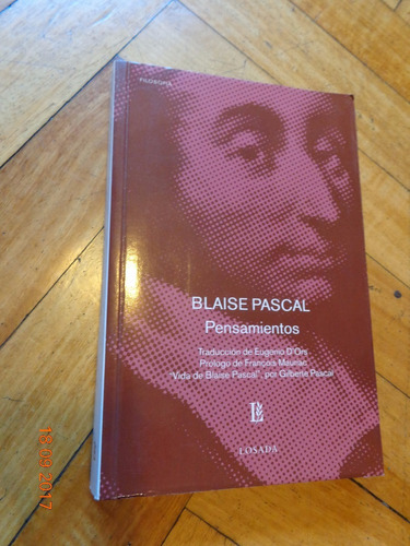 Blaise Pascal. Pensamientos. Losada.