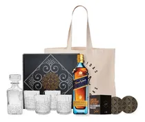Comprar Johnnie Walker Blue Label Box Con Decantador Y Cuatro Vasos