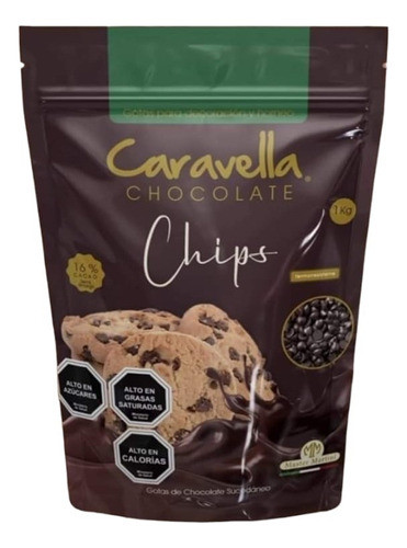 Cobertura Chip De Chocolate Sucedaneo Semi Amargo,1 Kg.