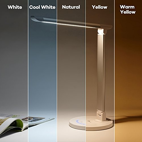 Imagen 3 de 6 de Lámpara Led De Escritorio Taotronics, Lámparas De Mesa Que C