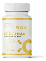 Comprar Curcuma Con Pimienta Negra Y Kion 90 Capsulas Nibray
