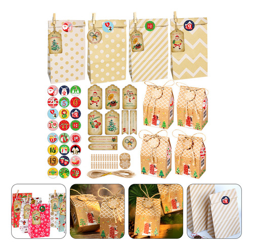 Bolsa De Caramelos Advent Candy Sacks Countdown Box