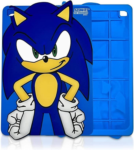 Sonic The Hedgehog Funda Trasera De Silicona Para iPad, Goma