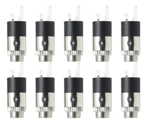 Sjzbin 10 Conectores De Montaje En Panel De 0.138 in Pj-392