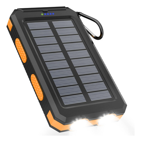 Cargador Solar De  Mah, Cargador De Teléfono Solar Portátil,