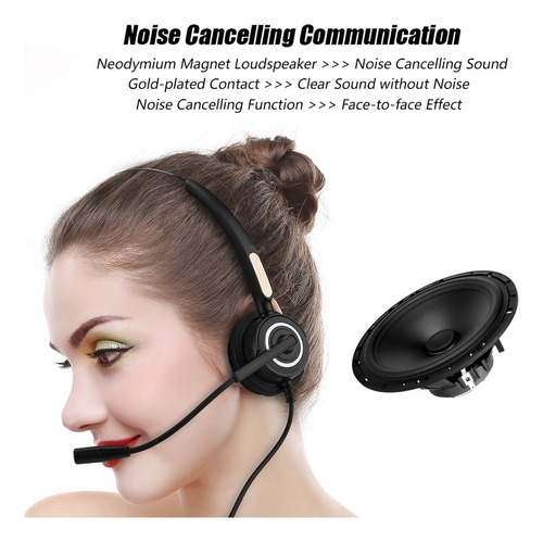 / Audifonos Con Microfono Alámbricos Diadema Para Call