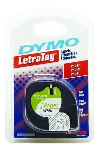 Imagen 1 de 1 de Etiqueta De Papel Dymo Para Rotulador Letratag