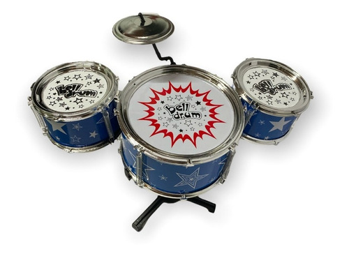 Imagen 1 de 7 de Bateria Mini Juguete Musical Platillo Tambor Infantil Drums