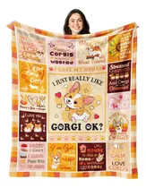 Comprar Citysong Corgi Blanket, Corgi Gifts For Girls Women, Corgi G