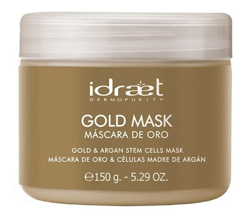 Gold Mask Mascara Oro Celulas Madre Efecto Shock Idraet 